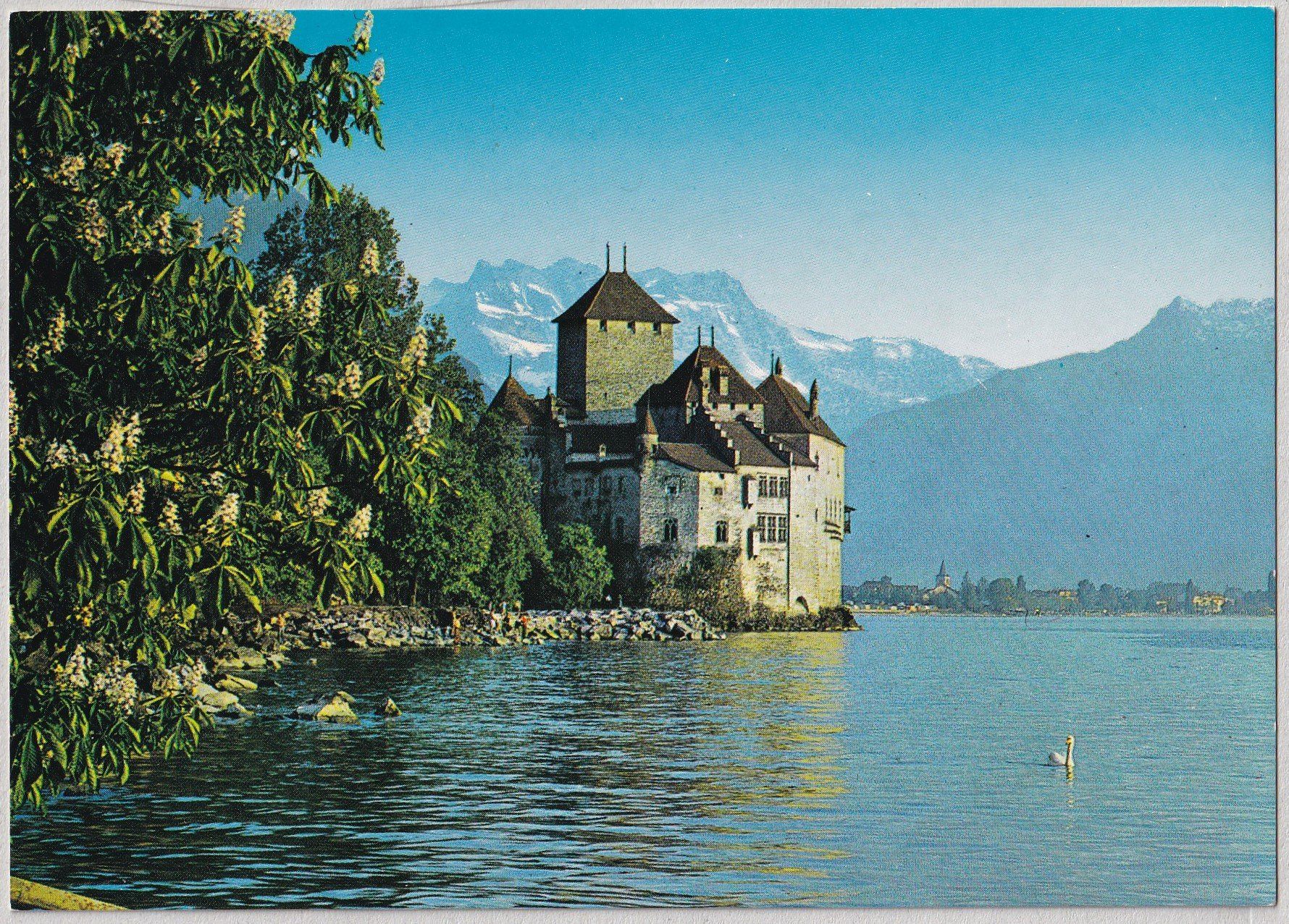 Cartoline postali: Montreux, Château de Chillon – Nuovo (secondo la descrizione) da Castione venduto da Rx-stamps