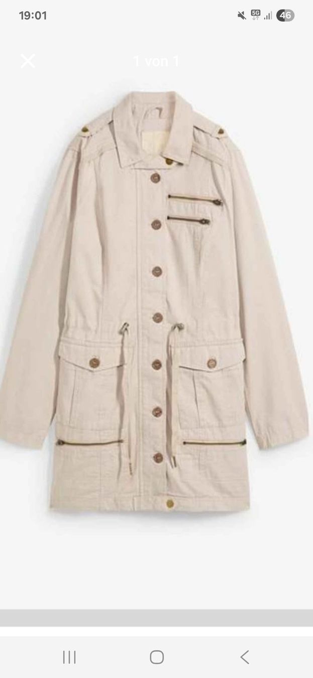 Mäntel: Baumwoll Parka Gr.48 – Neu (gemäss Beschreibung) aus Basel von Ricardo.adela24