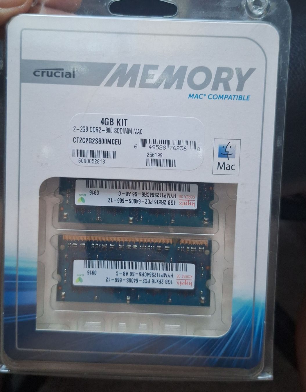 Dischi rigidi: Crucial Memory 4GB KIT 2x2GB DDR2  – Nuovo (secondo la descrizione) da Tannay venduto da v1n1p00h