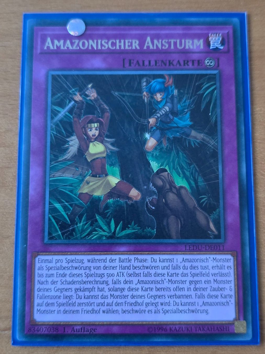 Yugioh Carte collezionabili: Amazonischer Ansturm LEDU-DE011 1.Aufl. – Usato da Henau venduto da MonkeyDLuffy96