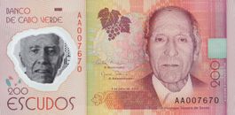 Kapverden 200 Escudo 2014 P-71 UNC, AA Präfix