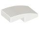 Lego White Slope, Curved 2 x 1 x 2/3 16 Stück
