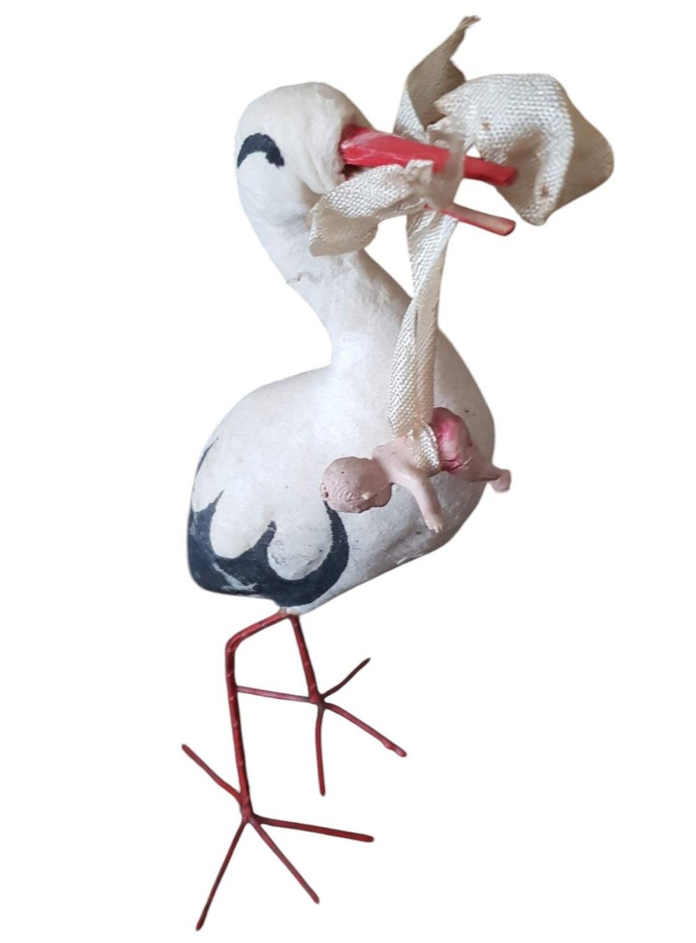 Tutte le decorazioni: Weihnachtsschmuck Storch Watte – Usato da Mörschwil venduto da antiksalon 1