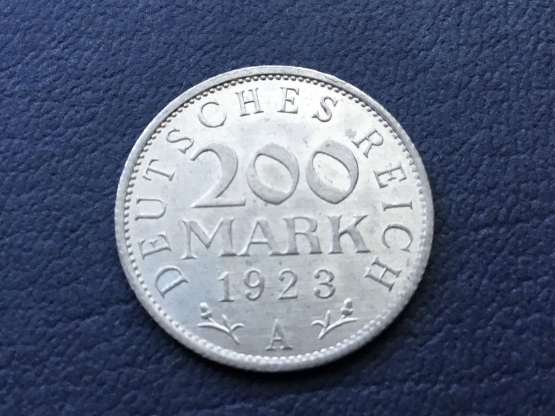 Tutti le monete: 200 Reichmark 1923 A – Nuovo (secondo la descrizione) da St. Margrethen SG venduto da alfapeugeot10 2