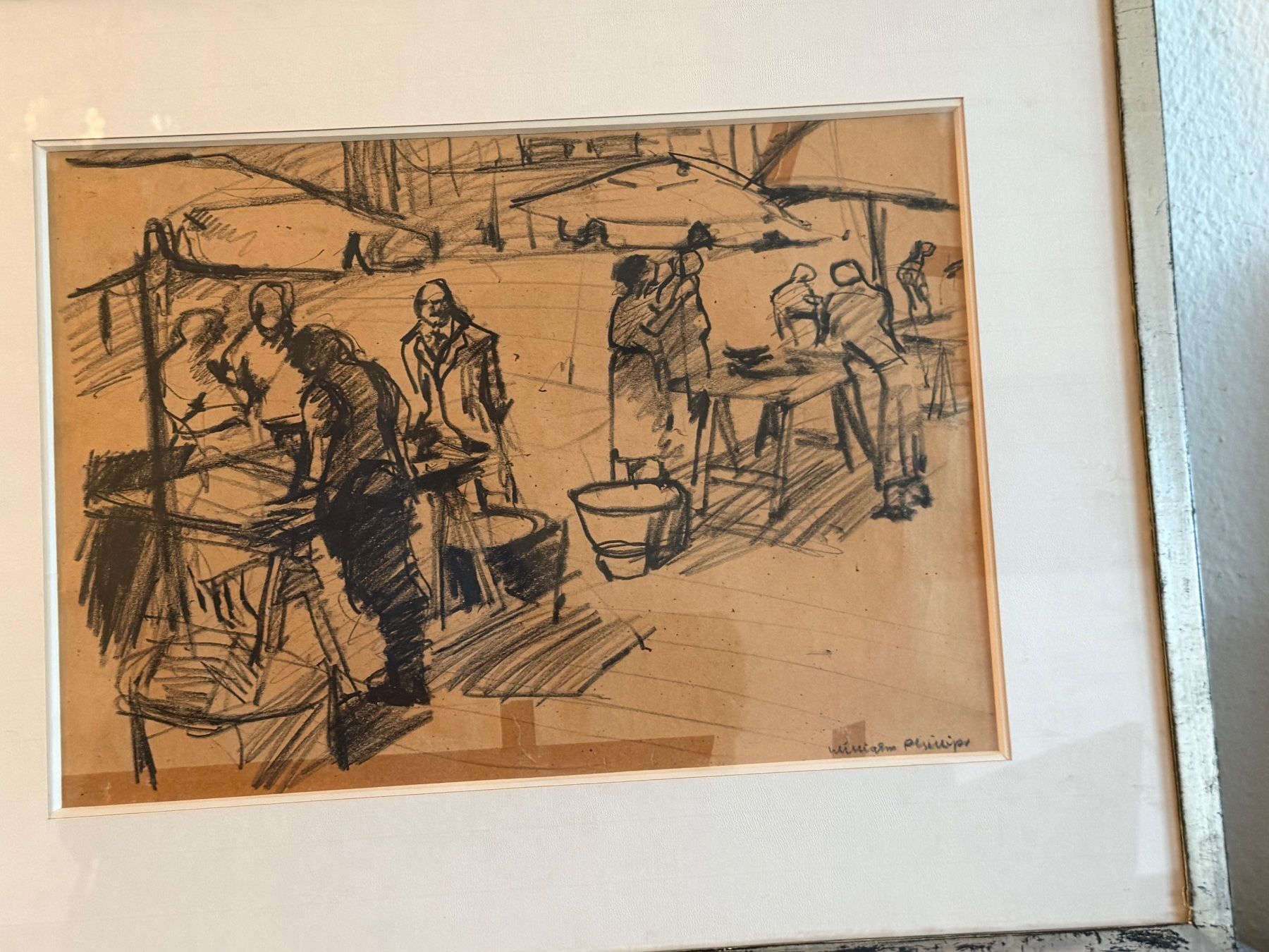 Dipinti: Phillips William / Markt / Zeichnung – Usato da Basel venduto da PAUL_ART 1