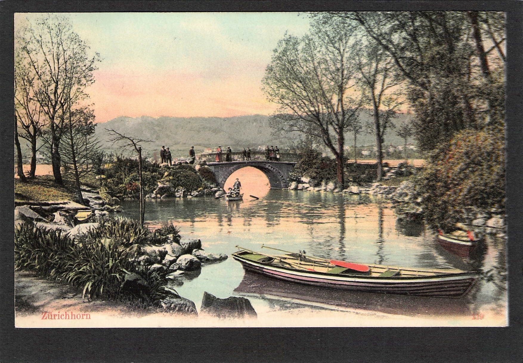 Cartoline postali: AK,ZH Zürichhorn , 1904 – Usato da Reichenburg venduto da Pipo-67
