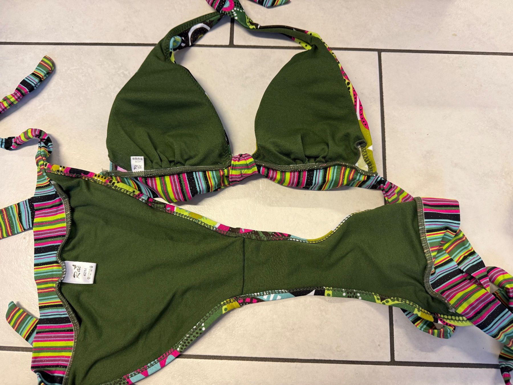 Badekleider & Bikinis: Bikini Rae - Grün - Grösse ca. S – Gebraucht aus Eschenbach SG von Peachick 3