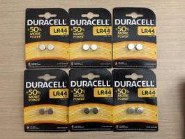 Duracell LR44 Knopfzellen, 12 Stk. Neu, Originalverpackt