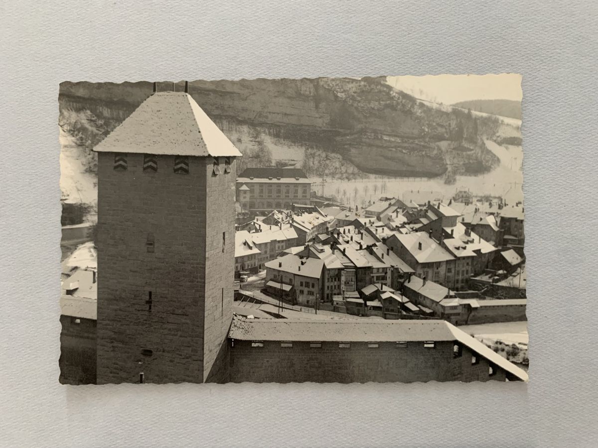 Cartoline postali:   Ansichtskarten Schweiz - Auquartier & Galterntal Freiburg – Usato da Düdingen venduto da polytropon_5 1