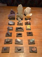 Diverse Mineralien Sammlung Steine