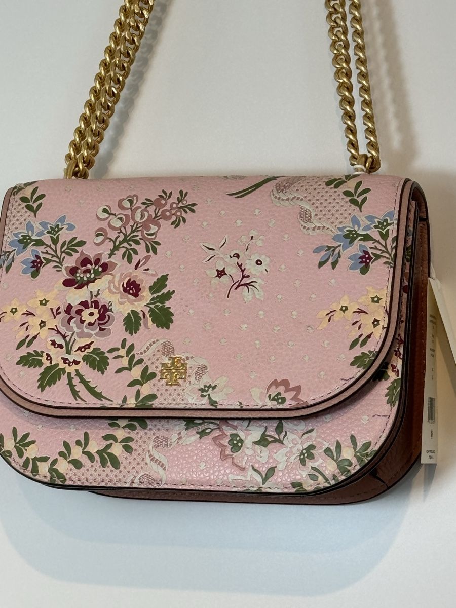 Tory Burch Borse da donna: Tory Burch Floral Print Shoulder Bag - Elegant Spring! – Usato da Hurden venduto da rac_wyf8 2