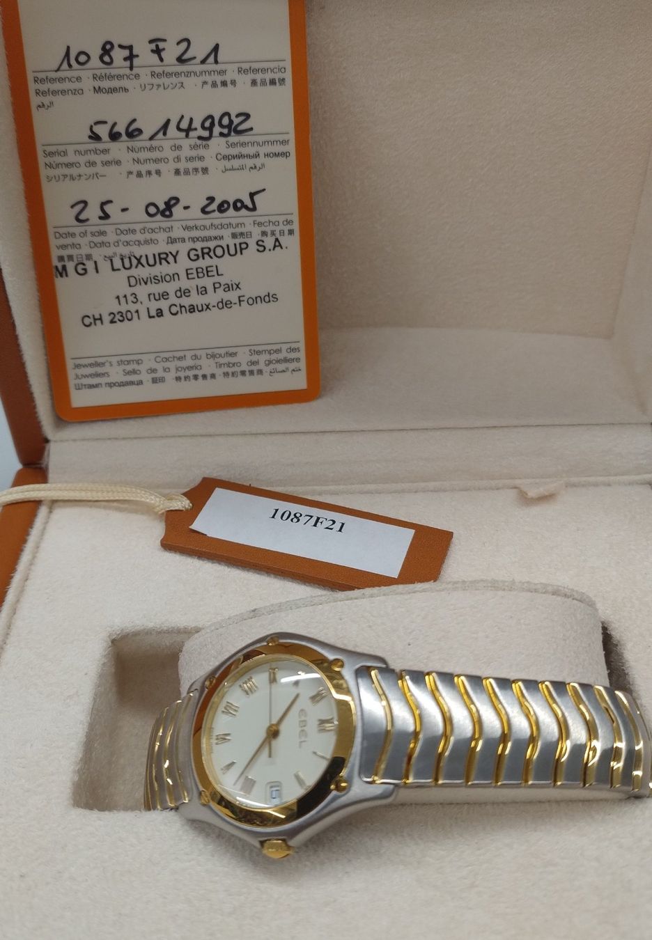Ebel Orologi: Ebel Classic Wave Damenuhr – Difettoso da Bern venduto da BaernerBrocki 2