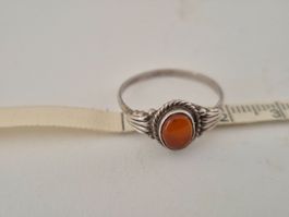 Silberring Vintage Carneol Karneol Silber 925 Ring Unisex