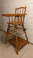 Vintage Kinderhochstuhl aus Holz, Top Zustand