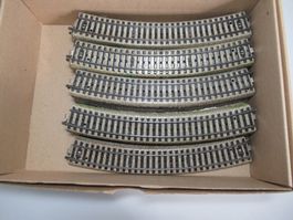 22 Stück. Gebogene Gleisstücke 5200, Märklin H0