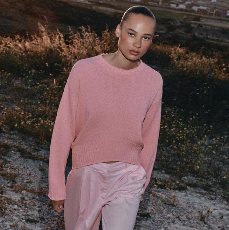 Zara Maglioni & Felpe: ZARA Damen Pullover Strickpullover rosa Rundhals M NEU – Nuovo e nell'imballaggio originale da Rotkreuz venduto da ILURENA 1