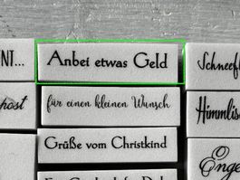 LaBlanche Stempel Spruch 'Anbei etwas Geld' - 1-teilig