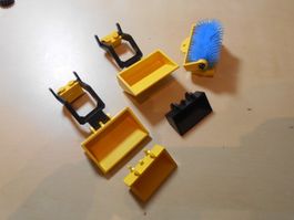 Kleine Baggerschaufeln und Waschbürste ( Set 182 )