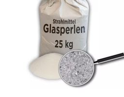 25kg Glasperlen 300-400 µm (0,30 - 0,40mm)