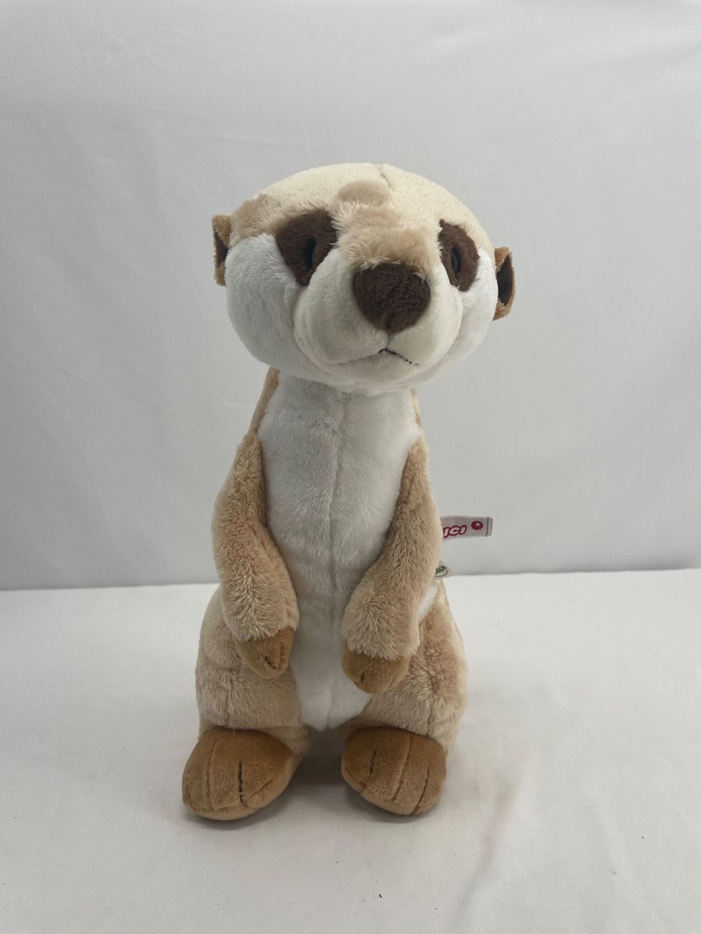 NICI – Peluche Suricate 30 Cm – Fourrure Beige, Ventre Blanc, Yeux Boutons, Sourire Malicieux – Cadeau Câlin Pour Enfants Et Adultes, Dès La Naissance