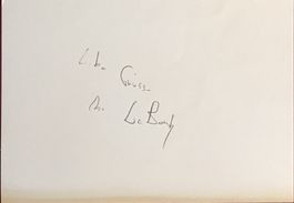 Luc Bondy 1948-2015 Autogramm signiert Karte 10x15cm