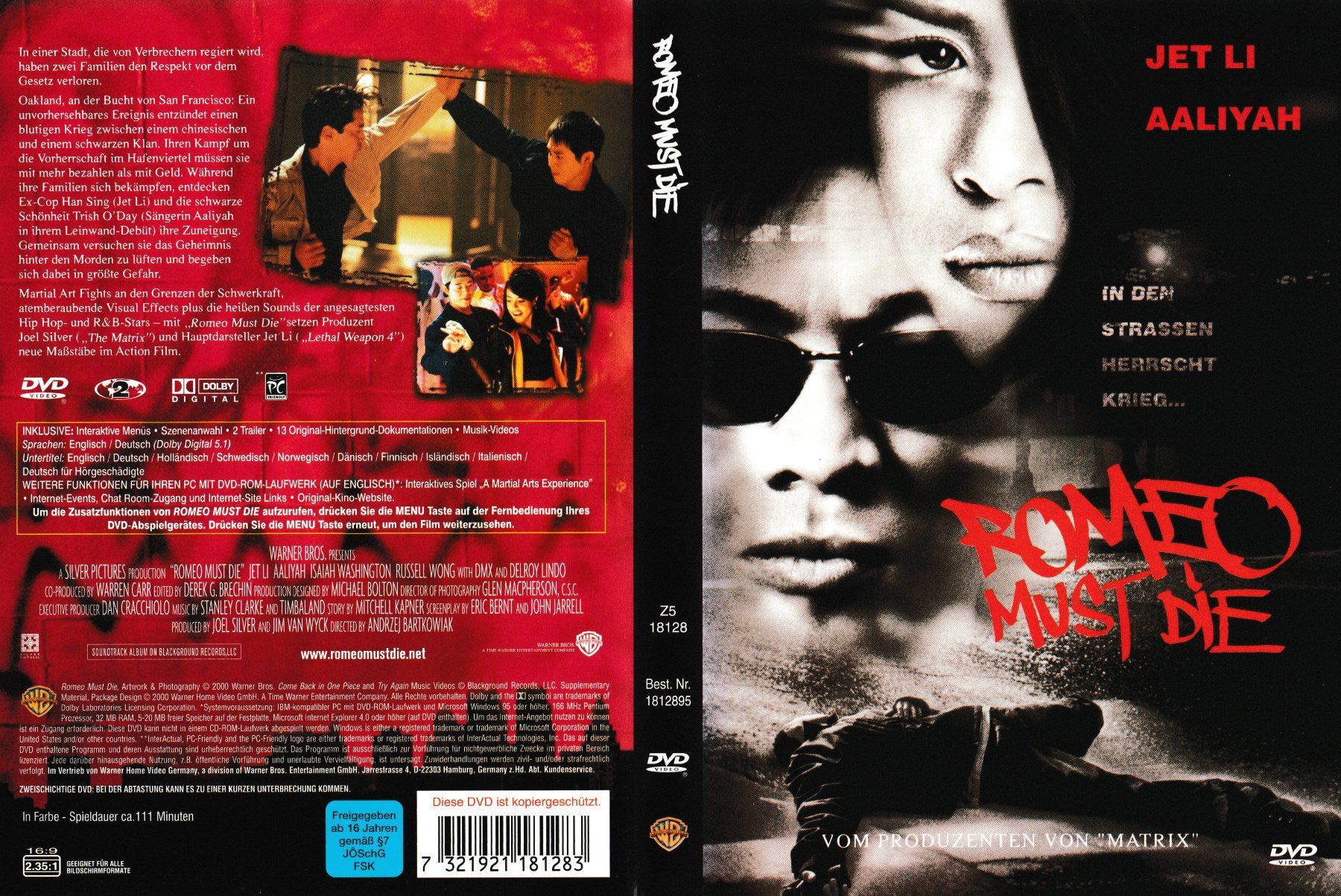 Tutti i DVDs: DVD - Romeo Must Die – Usato da Langnau am Albis venduto da MediaRescuerKeLoX