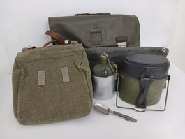 Vintage Militärbundle | Feldflasche & Kochgeschirr & Tasche