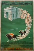 B. Canaux, Prix de L' Arc de Triomphe, Pferderennen, VINTAGE