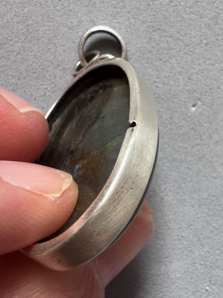 Ciondoli: Wunderschöne Labradorit Anhänger Silber S925 – Usato da Zürich venduto da hanna1990 5