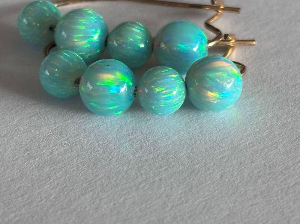 Orecchini pendenti & Orecchini a lobo: Opal Earring, Synthetic  Opal . – Nuovo (secondo la descrizione) da Dübendorf venduto da S1973E 1