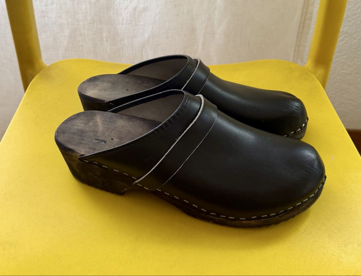 Scarpe da uomo: Original Swedish Clogs Leder Dunkelblau Gr. 40 – Nuovo (secondo la descrizione) da Zürich venduto da dta_k2q9 3