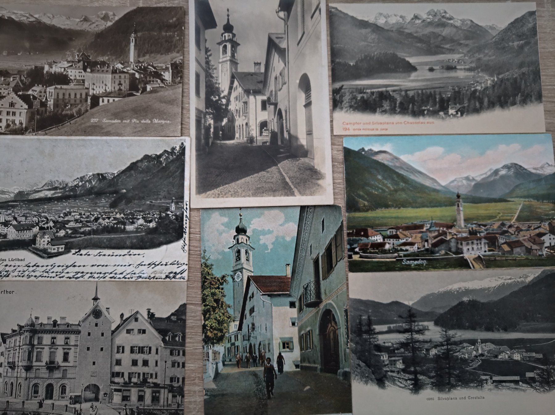 Ansichtskarten: +++27 URALTE ANSICHTSKARTEN VON GRAUBÜNDEN AB 1900+++ AB 1.- – Gebraucht aus Zürich von  2