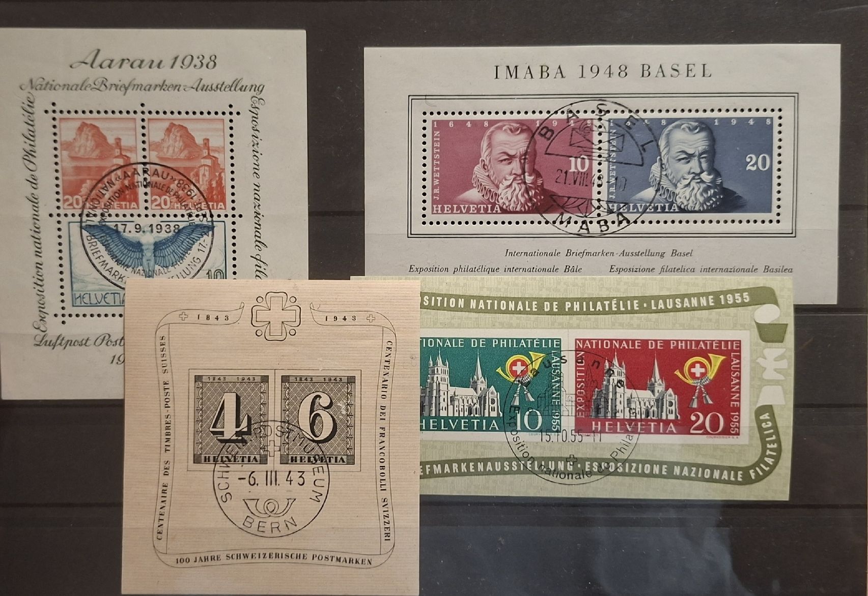 Tutti i francobolli: Lot Sonderblocks div – Usato da Balgach venduto da SIMEON27