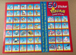 50 Pokémon Sticker