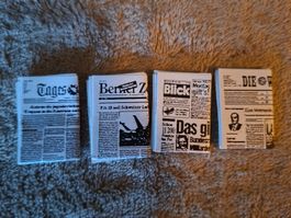 Jetzt wird gelesen im Puppenhaus, 4 Zeitungen, neu