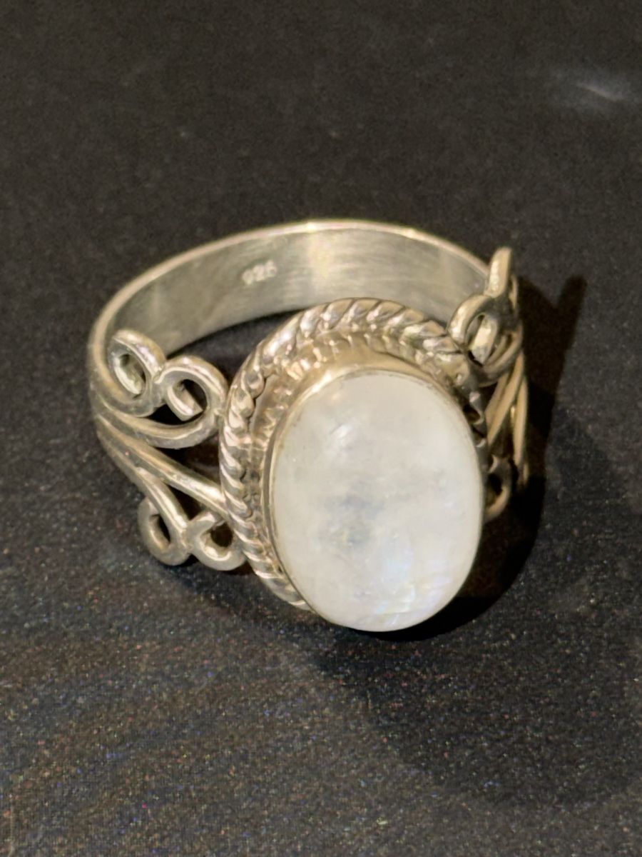 Ringe: Mondstein-Silberring – Gebraucht aus Figino von 1024sells 1