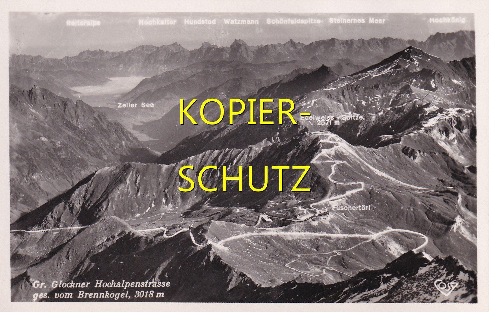 Ansichtskarten: Grossglockner-Hochalpenstrasse /bc – Gebraucht aus Hombrechtikon von Rudolf07