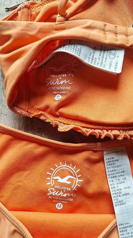 Costumi da bagno & Bikini: Hollister Bikini neuwertig M orange – Usato da Rüti ZH venduto da la-93 1