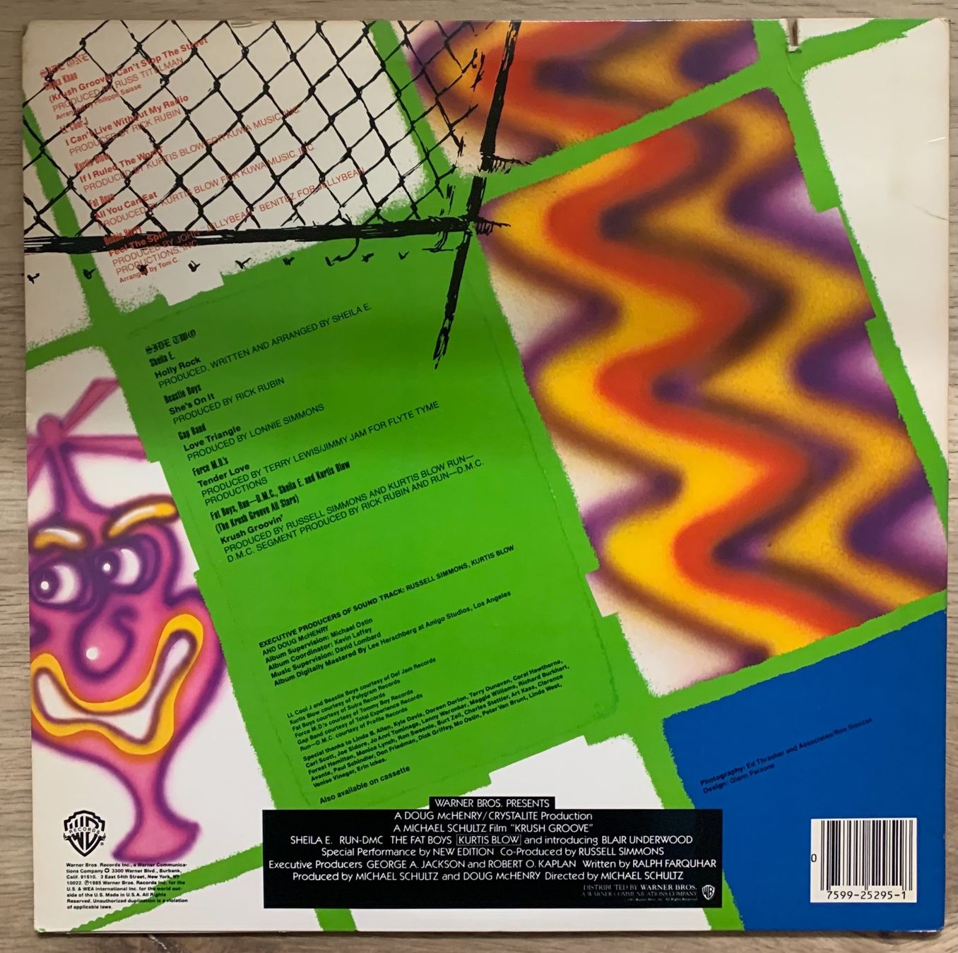 Schallplatten: KRUSH GROOVE - Original Soundtrack Lp 1985 – Gebraucht aus Mühlethal von superfast78 1
