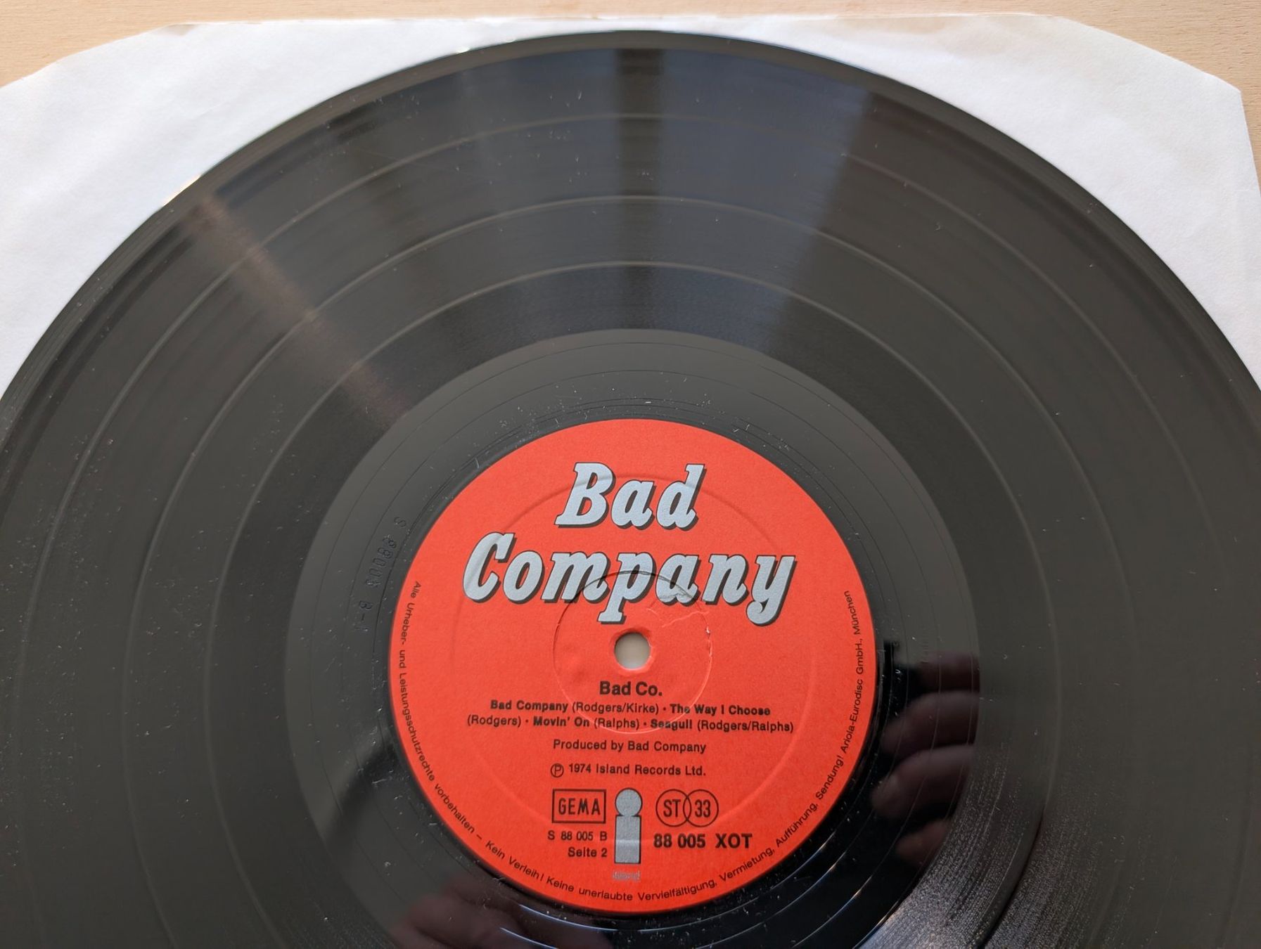 Vinyles: Bad Company  3x – D'occasion à Ebikon par soundundvielfalt 6