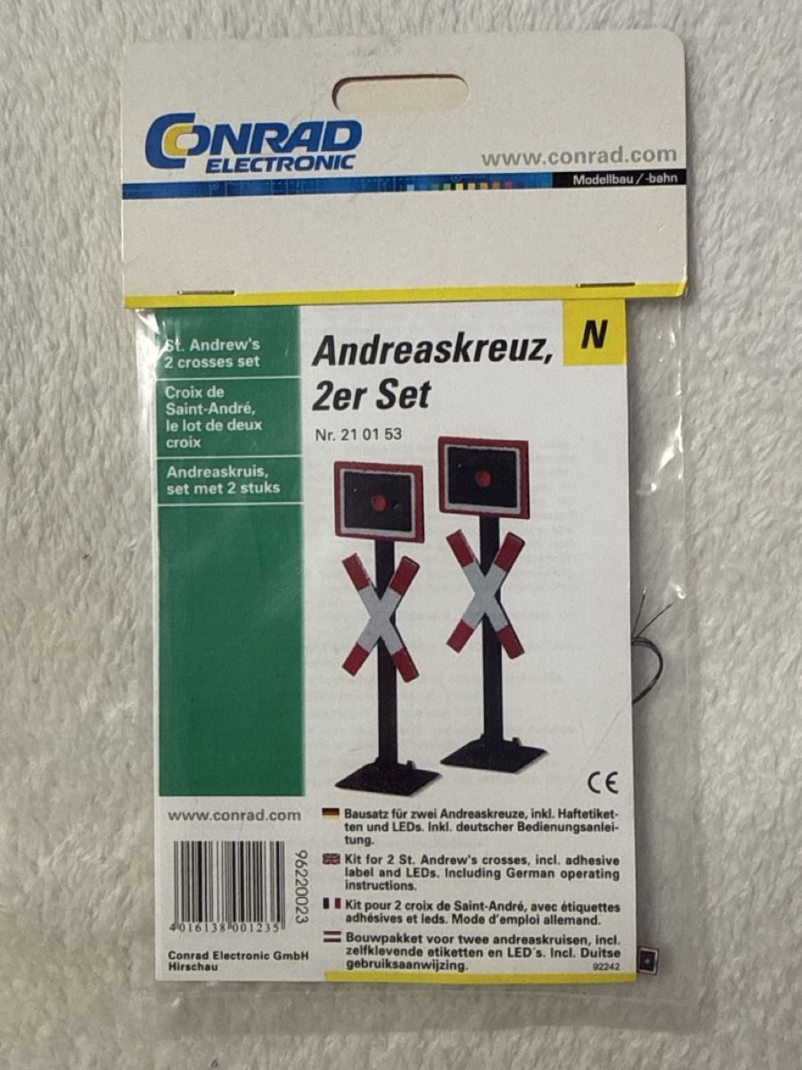 Modellini di ferrovie: Andreas Kreuz 2er Set ungeöffnet  – Nuovo e nell'imballaggio originale da Basel venduto da sam_7gsy