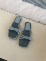 Sommerliche Pantoletten in Blau, Grösse 36 - Neue!!