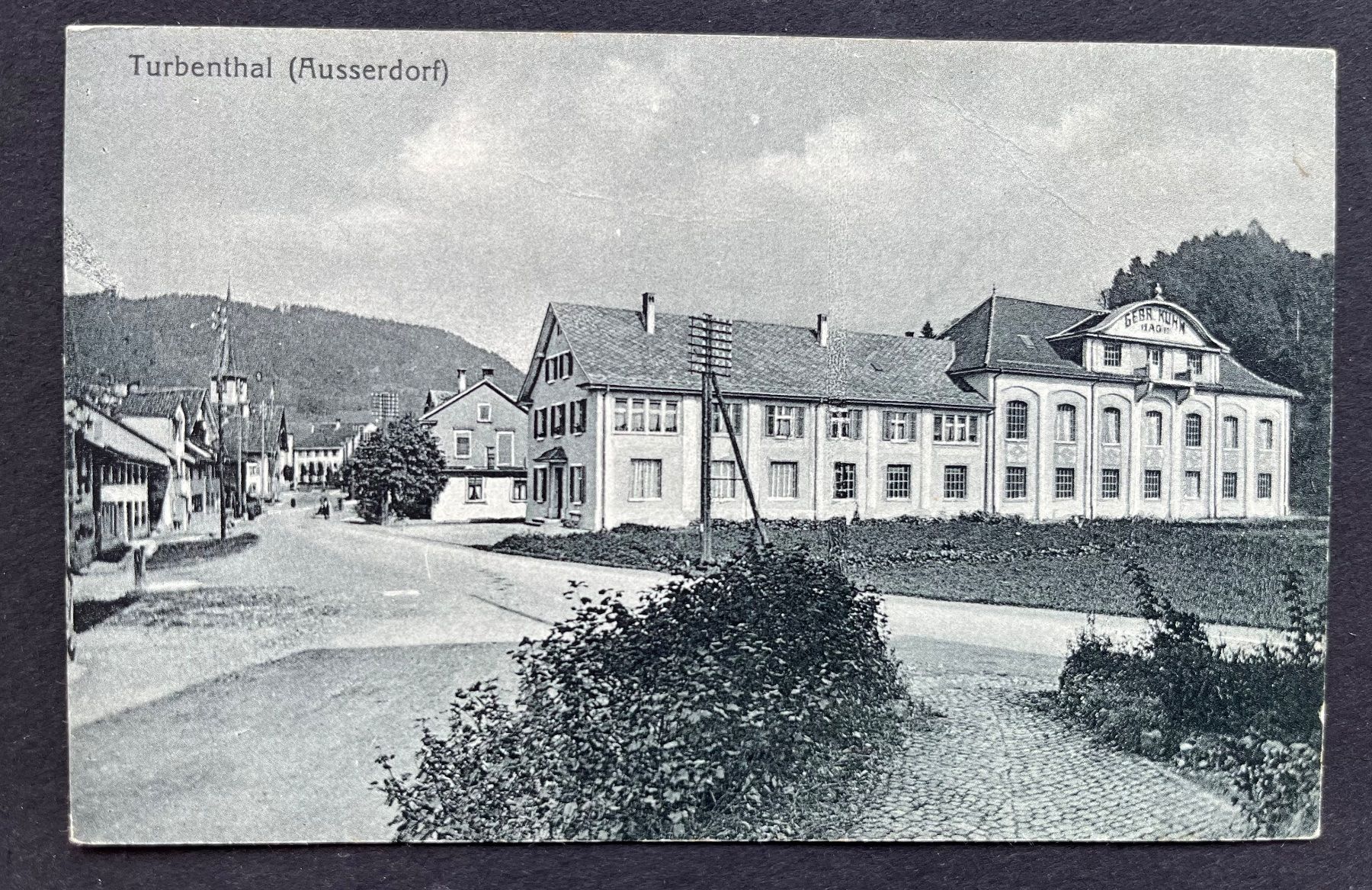 Cartoline postali: Turbenthal (Ausserdorf) Quartier, ca. 1920 – Usato da Ostermundigen venduto da DaxKarten-75