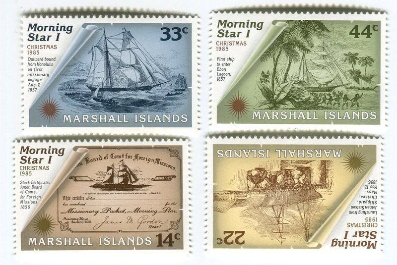 Tutti i francobolli: Briefmarken "Schiffe". Marshallinseln – Nuovo e nell'imballaggio originale da Basel venduto da Butsch5