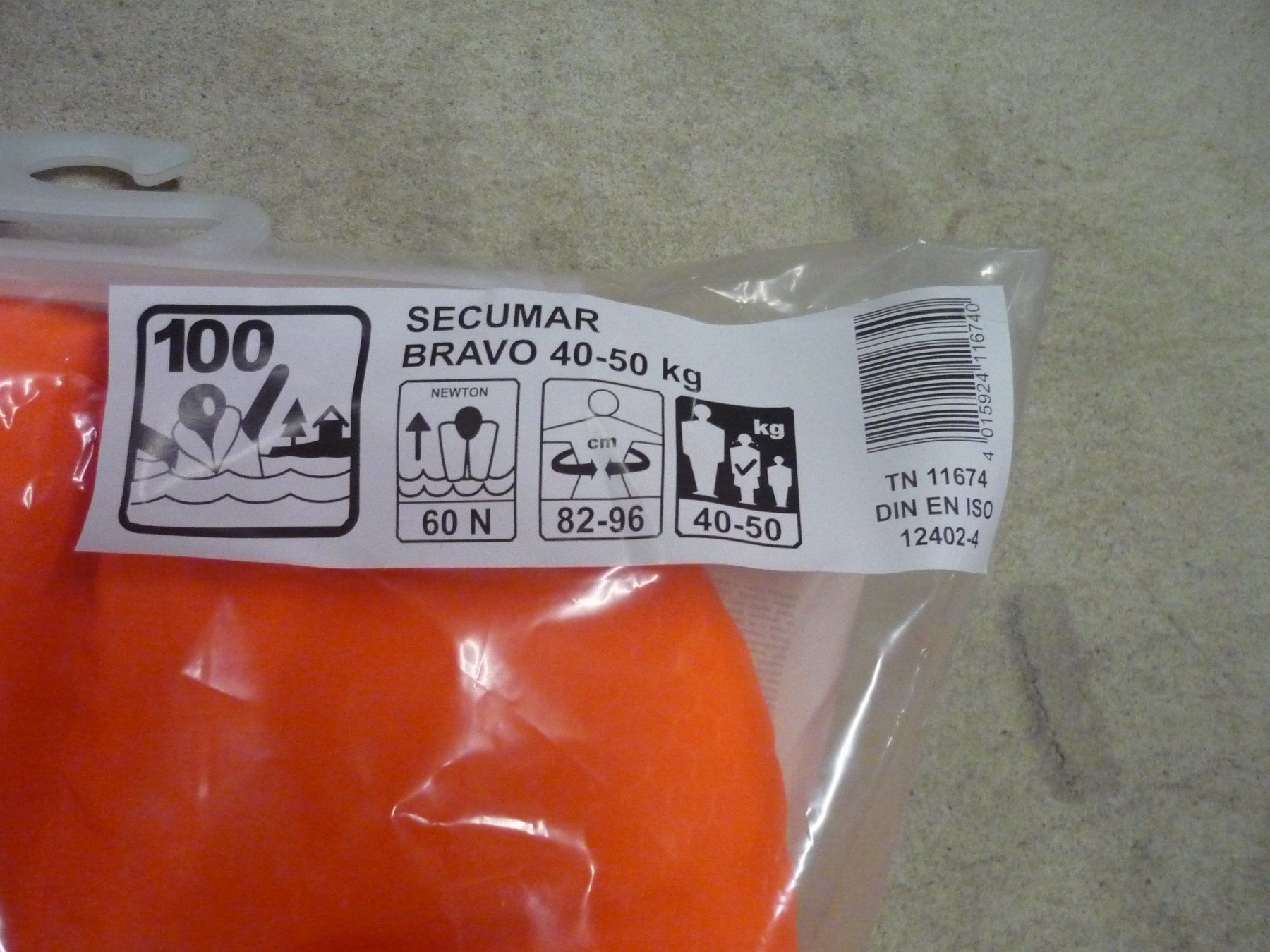 Giubbotti di salvataggio: 1x Rettungsweste Secumar Bravo 100  Schwimmweste – Nuovo e nell'imballaggio originale da Beringen venduto da Flatretriever 1