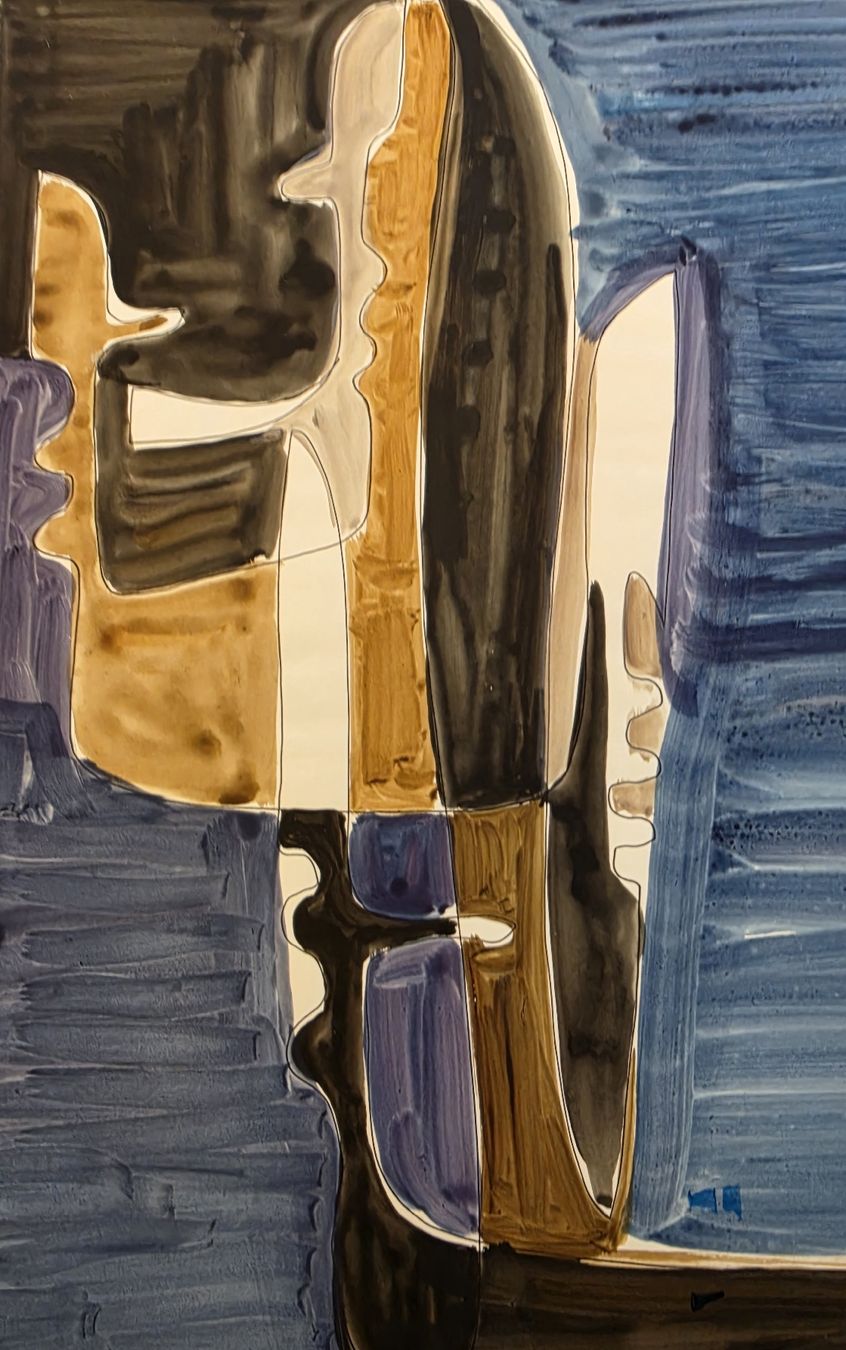 Gemälde: Lill Tschudi Original,  42x30cm – Gebraucht aus Emmenbrücke von Kunstankaufverkauf 3