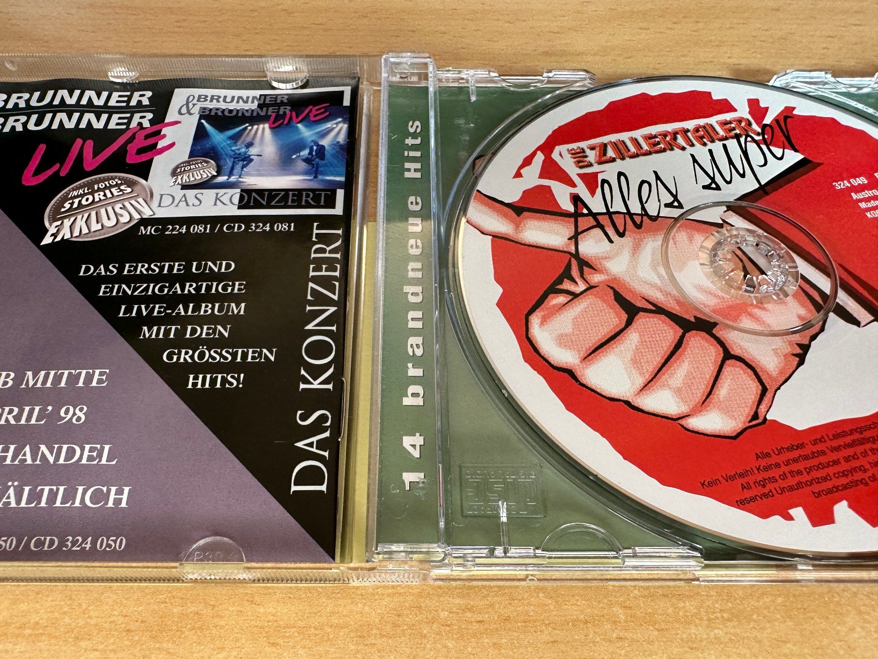 CD: Die Zillertaler – Alles Super – Usato da Rikon im Tösstal venduto da Alpenmutz 2