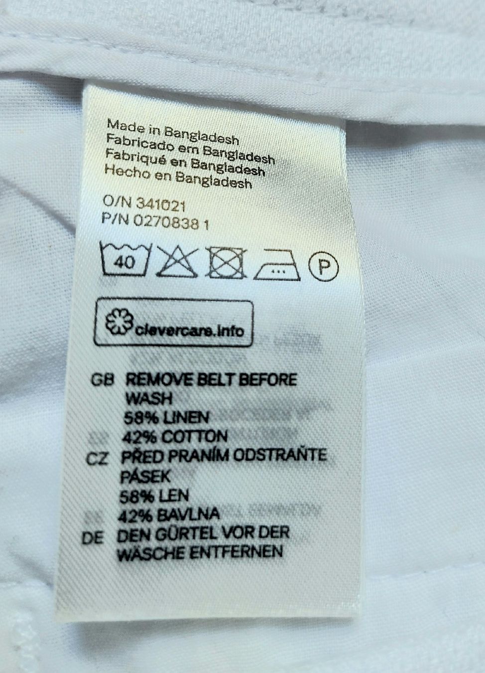 H&M Pantaloni: Neue H&M Sommerhose Leinen Gr.36 – Nuovo (secondo la descrizione) da Balsthal venduto da Trendline55 5