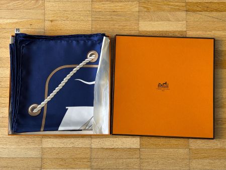 Hermès Carré 90 Vintage 1979 Seidentuch Schal Foulard