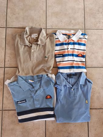 4 Stk. Polo Shirts Ellesse, Lacoste , Ralph Lauren